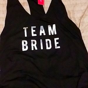 Black Team Bride Shirt